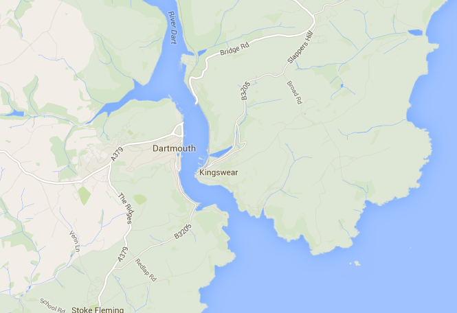 Dartmouth - map